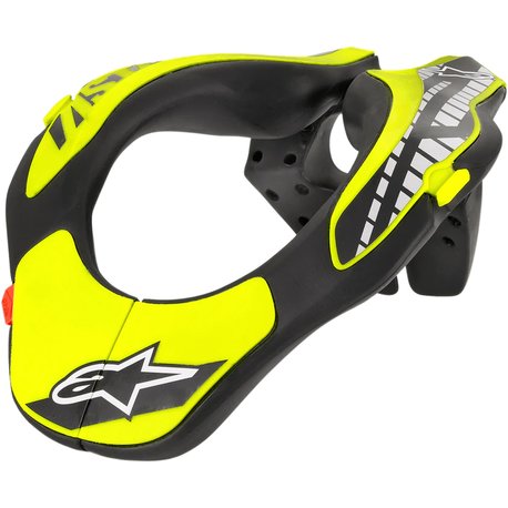 Alpinestars Nacksupport Junior Svart/Gul One Size