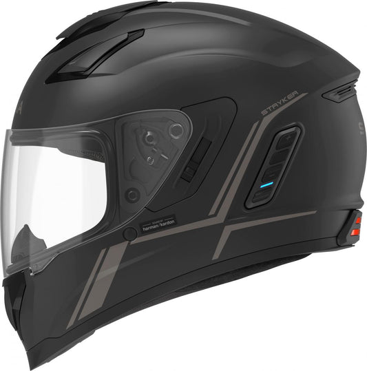 Sena Stryker – Matt Svart Integralhjälm med Mesh Intercom och Smart Funktioner ECE - Skog & Motor Umeå -