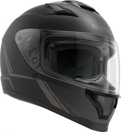 Sena Stryker – Matt Svart Integralhjälm med Mesh Intercom och Smart Funktioner ECE - Skog & Motor Umeå -