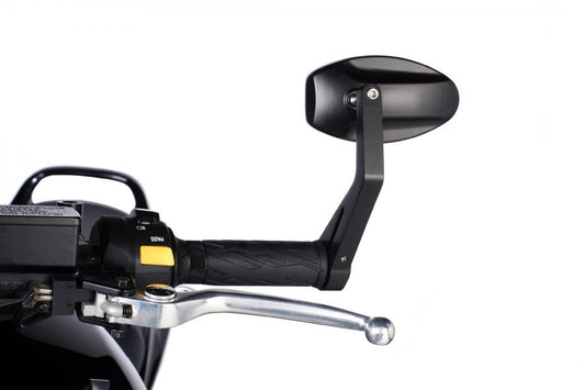 PUIG HANDLEBAR END MIRROR BLACK - Skog & Motor Umeå -
