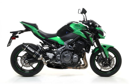 Arrow Kawasaki Z900 (2017–2018) Homologerad Darkrace Tech Ljuddämpare i Aluminium - Skog & Motor Umeå -