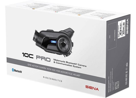 Sena 10C Pro Motorcycle Bluetooth Camera & Communication System - Skog & Motor Umeå -