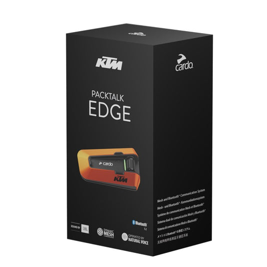 CARDO INTERCOM PACKTALK EDGE SINGLE KTM